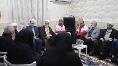 دیدار نماینده رهبرانقلاب با خانواده‌های داغ‌دیده حادثه بندر رجایی