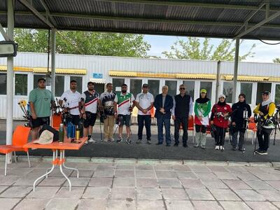 بازدید مناف هاشمی از اردوی تیم ملی تیراندازی با کمان