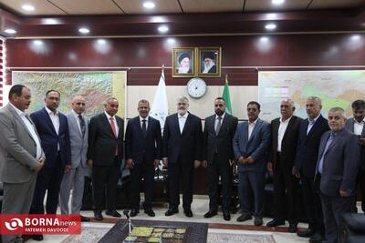 دیدار رسمی محمد صادق معتمدیان، استاندار تهران با مهند العتابی استاندار المثنی عراق