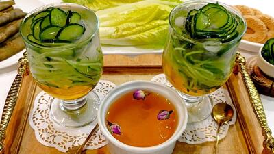 طرز تهیه شربت سکنجبین با سرکه و انگبین / نوشیندی گوارا فصل گرما