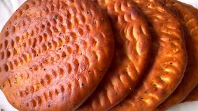 طرز تهیه نان کوماج محلی فوق العاده خوشمزه و ساده