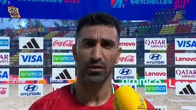 مختاری: در بازی اول بی‌تجربگی کردیم ولی درس گرفتیم