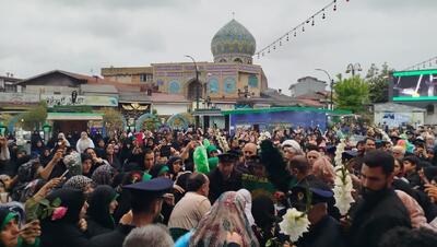حضور کاروان «زیر سایه خورشید» در آستانه اشرفیه
