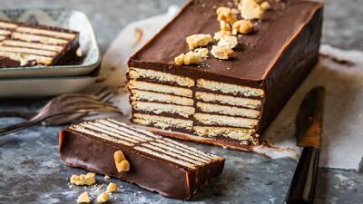 طرز تهیه دسرفوری با بیسکویت پتی بور و خامه