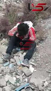 فیلم  صحنه دفن کردن دختربچه  توسط پدرش در قزلحصار کرج ! / زنم با برادرم ارتباط داشت و این دختر فرزند من نبود !
