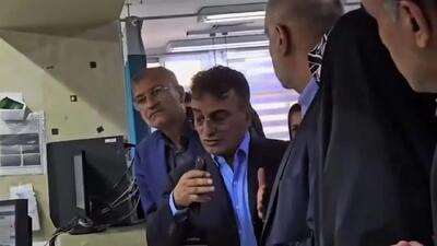 بازدید وزیر کار از بیمارستان خلیج فارس بندرعباس