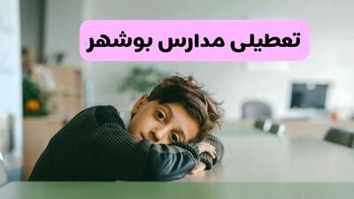 آخرین خبر از تعطیلی مدارس بوشهر فردا شنبه ۱۳ اردیبهشت ۱۴۰۴/ مدارس بوشهر فردا شنبه ۱۳ اردیبهشت ۱۴۰۴ تعطیل شد؟