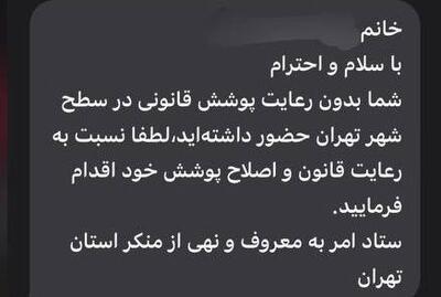 به بهانه ارسال سراسری پیامک حجاب؛ ستاد امر به معروف، شورای عالی امنیت ملی شده است؟