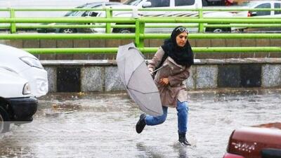 آغاز جدید باد شدید و بارش‌ های رگباری به کشور از فردا