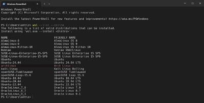 مطلب روز | Arch Linux اکنون در زیر سیستم ویندوز برای لینوکس است | پیراشکی