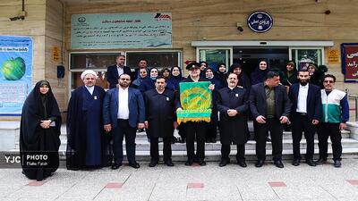 حضور خادمان رضوی در بیمارستان کودکان رشت