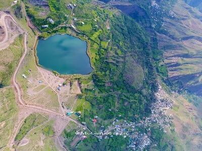 تصاویر هوایی از دریاچه اوان زیبا