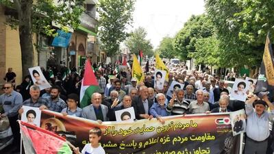 راهپیمایی جمعه‌های خشم در قزوین برگزار شد