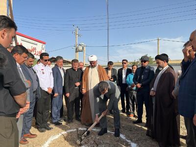 کلنگ‌زنی احداث ساختمان پایگاه اورژانس شهری لیکک