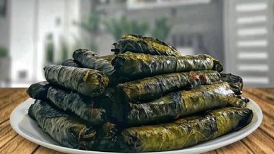 طرز تهیه دلمه برگ مو آذربایجانی با طعمی اصیل و به یاد ماندنی