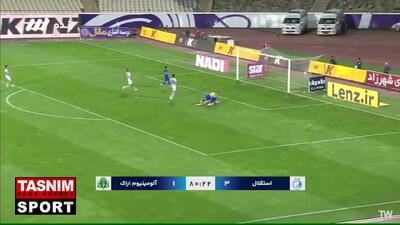 گل چهارم استقلال به آلومینیوم توسط جوئل کوجو  +فیلم