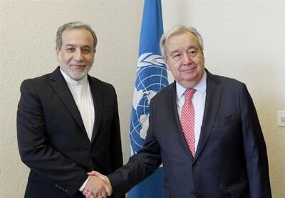 عراقچی در گفتگوی تلفنی با دبیر کل سازمان ملل: ایران بر بهره‌مندی از انرژی هسته‌ای برای مقاصد صلح‌آمیز اصرار دارد / آماده ادامه تعامل با طرف‌های اروپایی هستیم
