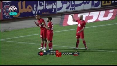 گل چهارم تراکتور به شمس آذر (ریکاردو آلوز)