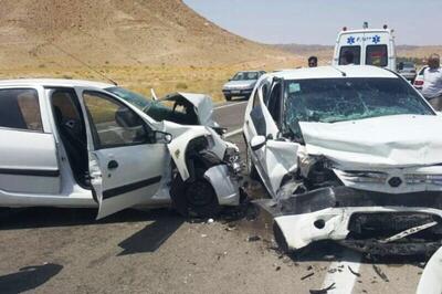 حادثه ترافیکی در محور ملایر به بروجرد ۸ مصدوم بر جاگذاشت