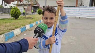 مصاحبه با کودکان ملوانی پیش از تقابل با ذوب آهن