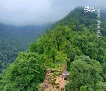 تصویری از زیبایی قلعه رودخان گیلان
