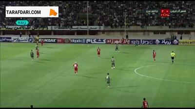 گل دوم دروژدک به شمس آذر (شمس آذر 0-3 تراکتور) - پارس فوتبال