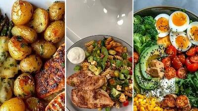 بشقاب‌ های رژیمی برای کاهش وزن بدون تحمل رژیم‌ های سخت + عکس