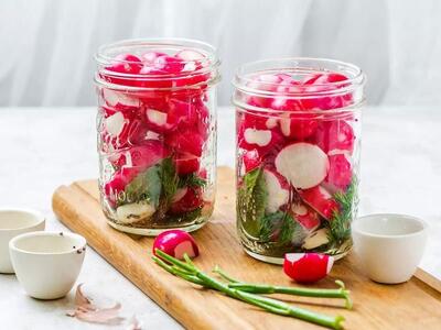 طرز تهیه ترشی تربچه خوشمزه + فیلم - سبک ایده آل