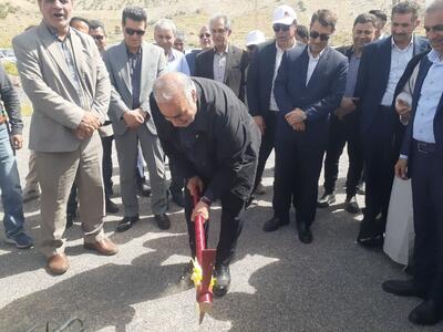 قطعه دوم جاده دره‌شهر ــ پلدختر کلنگ‌زنی شد