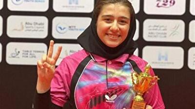 پینگ‌پنگ باز کرمانشاهی عضو تیم تنیس روی میز نوجوانان دختر کشور شد