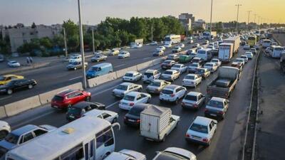 ترافیک سنگین در آزادراه های البرز