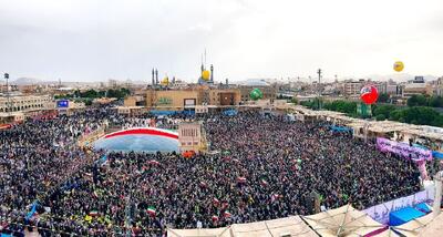 جشن ۵۰ هزارنفری دختران ایران در محفل بزرگ ولادت حضرت معصومه (س)