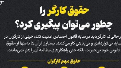 حقوق کارگر را چطور می‌توان پیگیری کرد؟‌