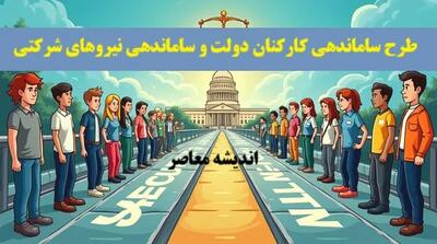 تعیین تکلیف نیروهای شرکتی به آخر اردیبهشت موکول شد / زمان اجرای ساماندهی کارکنان دولت در ابتدای خرداد اعلام شد