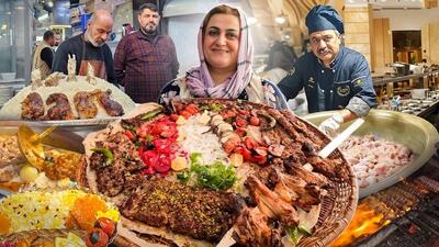 طرز پخت انواع کباب در سلیمانیه به روش این بانوی آشپز (فیلم)
