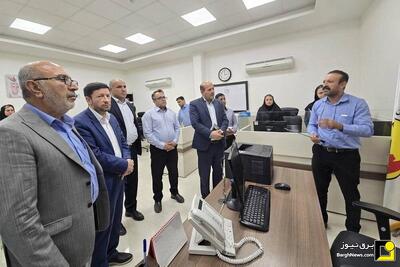 بازدید ربیس کل دادگستری استان از مرکز دیسپاچینگ توزیع برق بوشهر