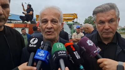 مصاحبه با پیشکسوتان فوتبال در حاشیه مراسم خاکسپاری زنده یاد بهمن صالح نیا