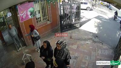 سرقت خشن دستبند طلا از زن جوان/فیلم