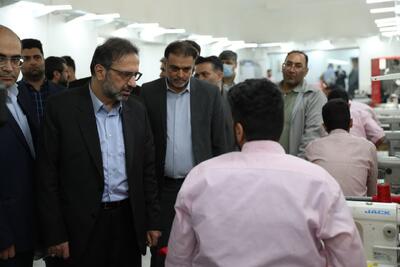افتتاح 350 متر فضای کارگاه خیاطی در ندامتگاه مرکزی کرج