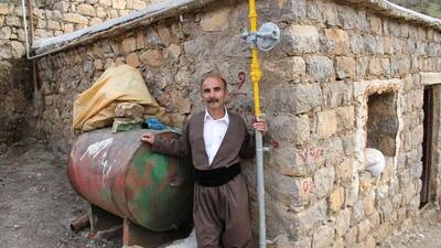 ۱۴۰ کوخ در بانه به شبکه گاز متصل شد