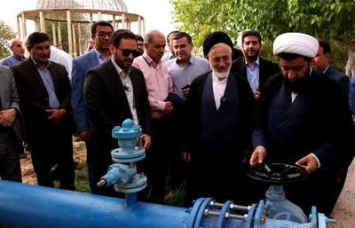 افتتاح یک طرح آبرسانی پس از ۸ سال در گتوند 