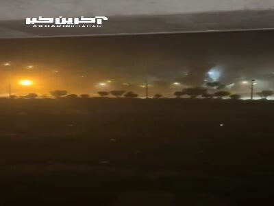 طوفان وحشتناک در کرج