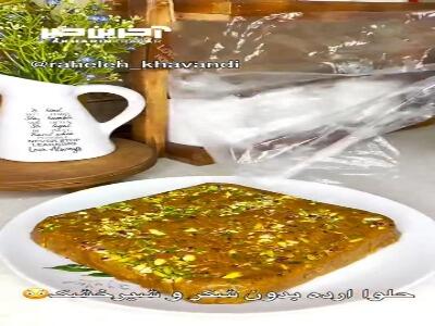 حلوا ارده مقوی بدون شکر و شیر خشک