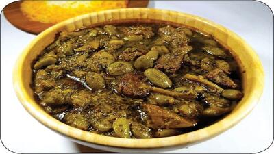 طرز تهیه خورش باقلا سبز با گوشت