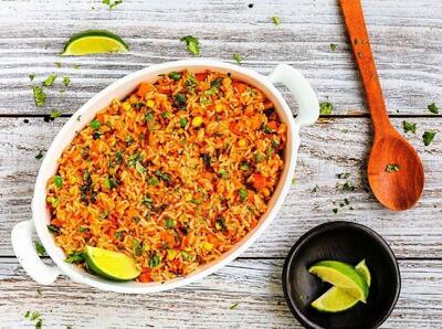 طرز تهیه نخود پلو مکزیکی
