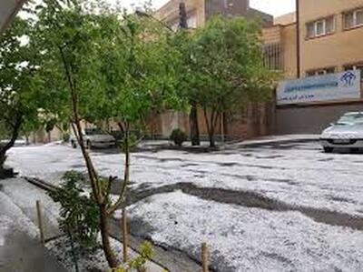 خیابان‌های تبریز سفیدپوش شد!