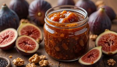 طرز تهیه مربای انجیر و گردو خوشمزه و مقوی