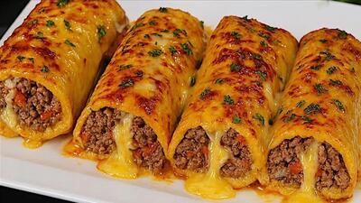 غذا با سیب زمینی بدون نیاز به سرخ کردن / طرز تهیه رولت سیب زمینی با ۳ عدد تخم مرغ