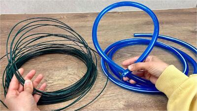 ۲ ایده خلاقانه DIY با شیلنگ و سیم باغچه!