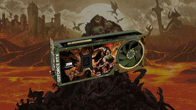 کارت گرافیک RTX 5080 DOOM Edition رونمایی شد؛ نسخه محدود کلکسیونی برای طرفداران DOOM - دیجی رو